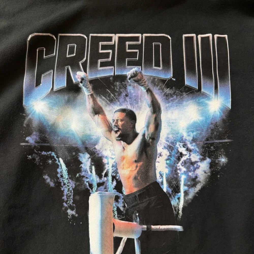 Creed III Shoe Palace Hoodie XL Black Boxing Graphic - Picture 2 of 12